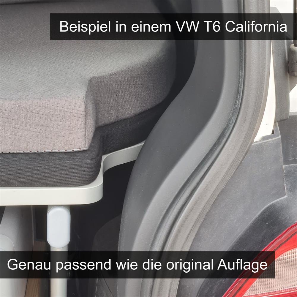 Bild 4 Matratze VW T4 T5 T6 Multivan/California 3er Rücksitzbank 148x186x6cm
